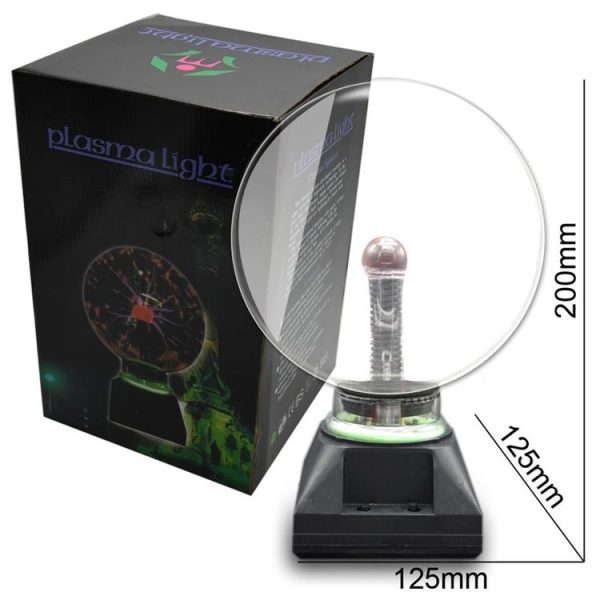 3 inch Crystal Magic Ball Glass Sphere Light Home Decor Novelty Lighting Lamp - Image 6