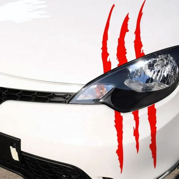 2 PCS Reflective Car Sticker Monster Scratch Stripe Claw Marks Car Auto Headlight Decoration Vinyl Decal Car Stickers, Size: 40X12cm - Image 3