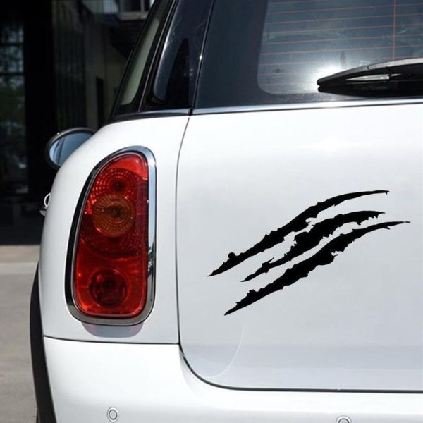 2 PCS Reflective Car Sticker Monster Scratch Stripe Claw Marks Car Auto Headlight Decoration Vinyl Decal Car Stickers, Size: 40X12cm - Image 5