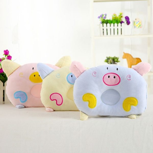 Diamond Velvet Cartoon Pig Shaping Pillow (Yellow) - Image 6