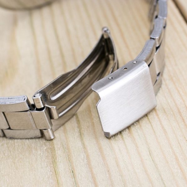 2 PCS Women Large Dial Stainless Steel Fine Strap Quartz Watch (Rose Red) - Image 5