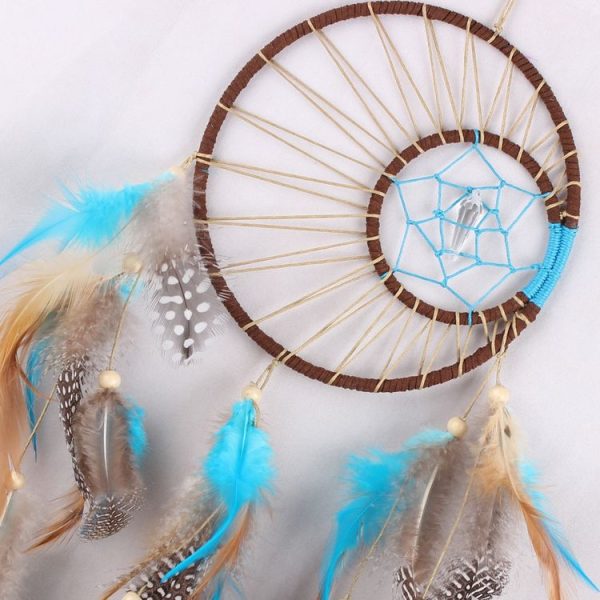 Creative Dream Catcher Handmade Feathers Dream Wall Home Crafts - Image 2