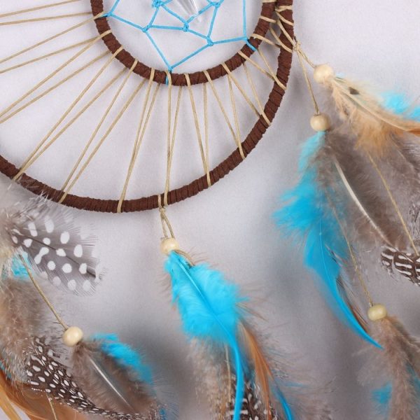 Creative Dream Catcher Handmade Feathers Dream Wall Home Crafts - Image 3