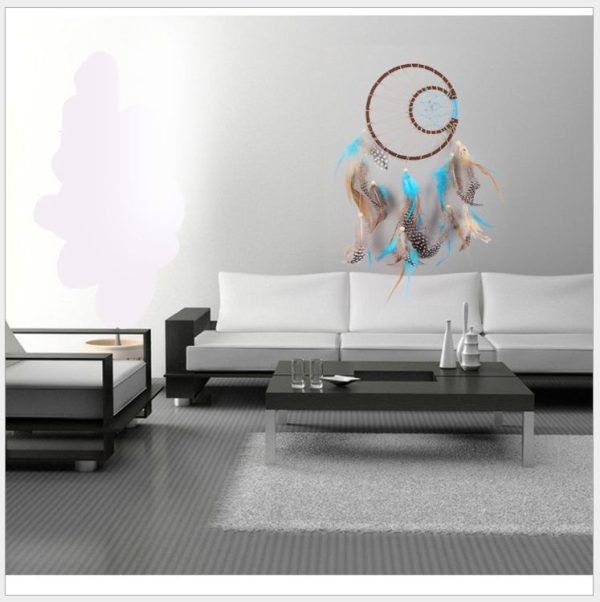 Creative Dream Catcher Handmade Feathers Dream Wall Home Crafts - Image 7