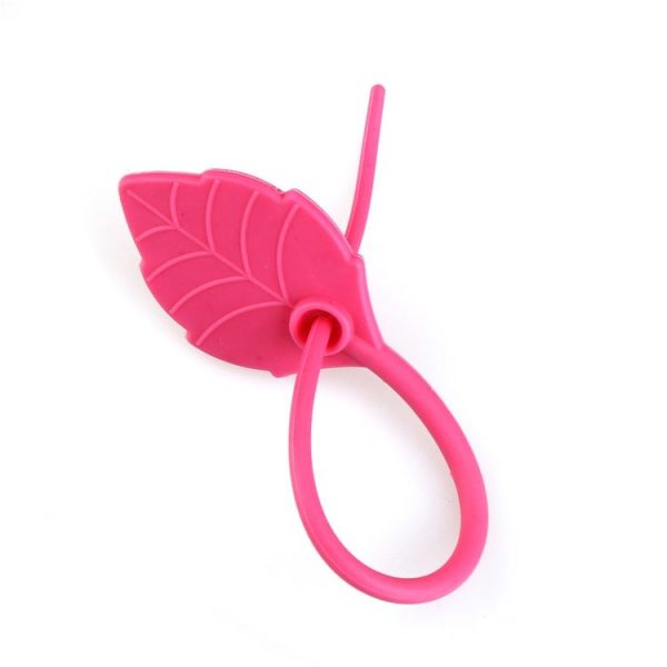 20 PCS Environmental Protection Silicone Plastic Bag Sealing Clip Food Bag Bundle Cable Tie, Random Color Delivery - Image 3