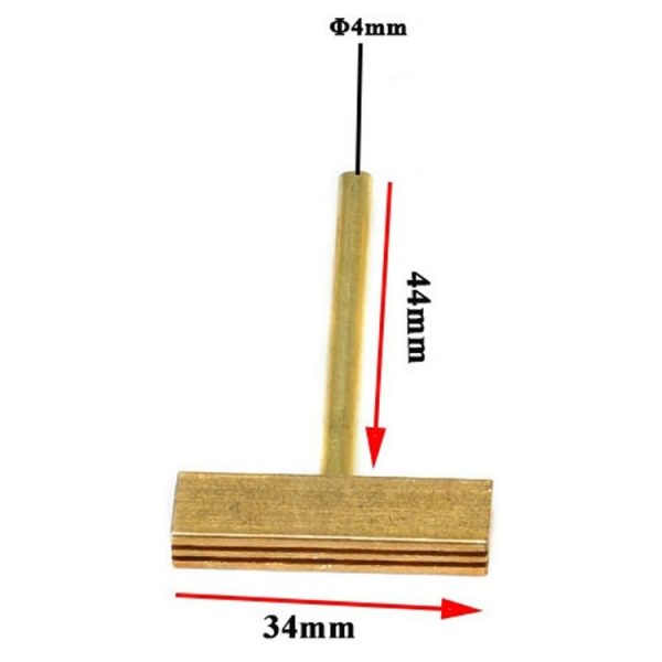 All Copper Liquid Crystal Cable Welding Tool T-shaped Soldering Iron Head, Model: 60W - Image 4