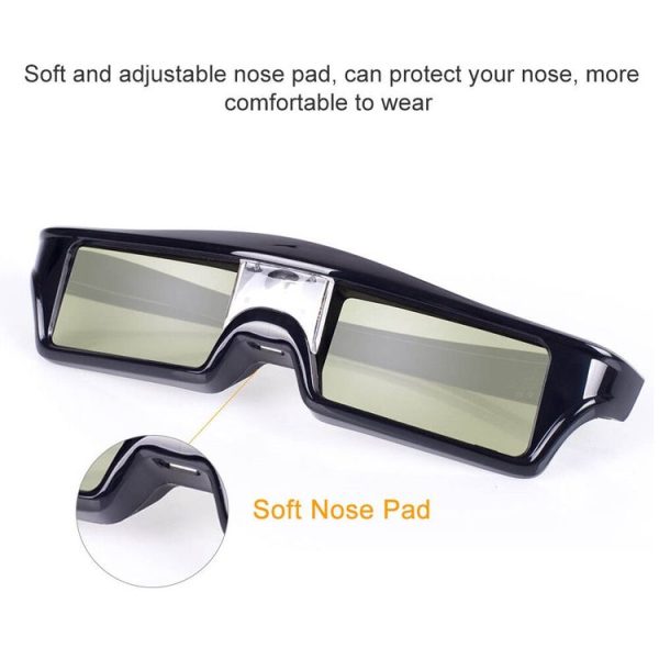3D DLP-Link active glasses eyewear for BenQ Z4 / H1 / G1 / P1 LG, NUTS, Acer, Optoma DLP-LINK projectors - Image 3