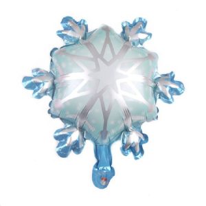 5 PCS Snowflake Shaped Holiday Decoration Aluminum Film Balloon, Size: 32x36cm Mini Snowflake