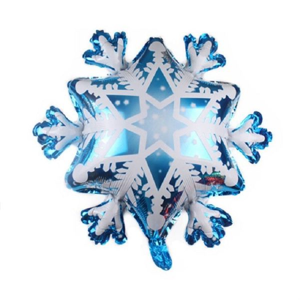 5 PCS Snowflake Shaped Holiday Decoration Aluminum Film Balloon, Size: 73x73cm Large Snowflake - Image 2
