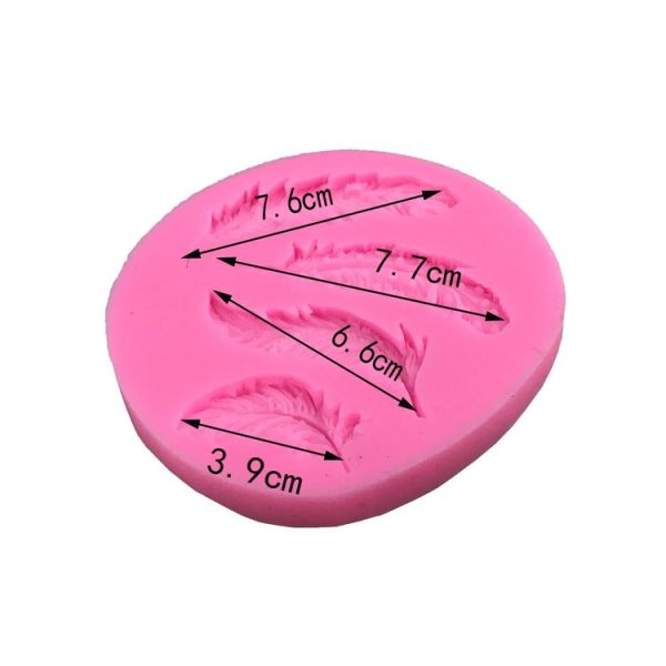 Feather Sugar Silicone Mold Fondant Mold Cake Decorating Tools - Image 4
