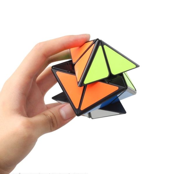 Alien Rubik's Cube Children's Puzzle Fun Toy (Black) - Image 4