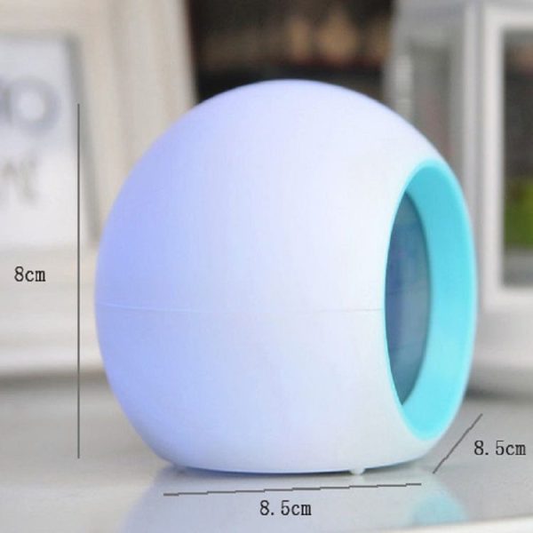 Round Color Light Gradient Alarm Clock Perpetual Calendar Clock - Image 7