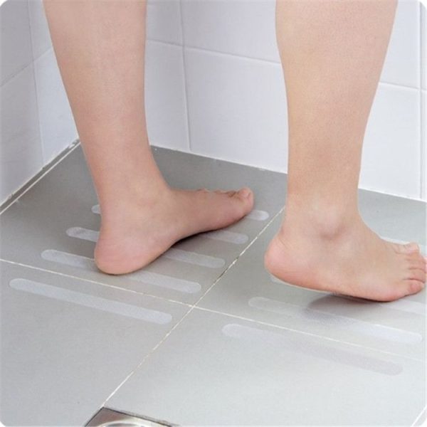 5 in 1 Stairs And Steps Non-slip Tape Bathroom Shower Room Anti-slip strip Bathtub Transparent Anti-slip Stickers, Size: 2x20CM - Image 2