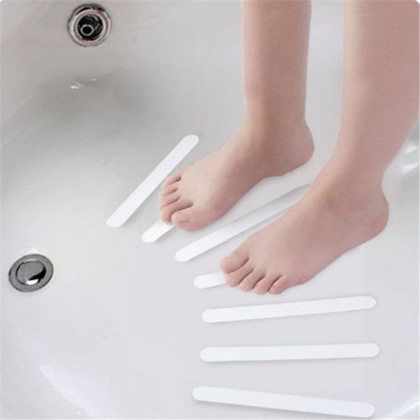 5 in 1 Stairs And Steps Non-slip Tape Bathroom Shower Room Anti-slip strip Bathtub Transparent Anti-slip Stickers, Size: 2x20CM - Image 4