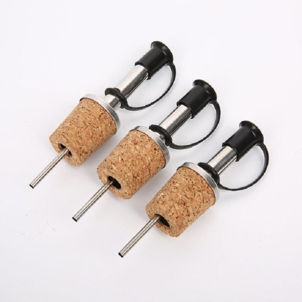 20 PCS Cork Wine Stopper Stainless Steel Pourer Wine Diversion Spout Dispenser - Image 2