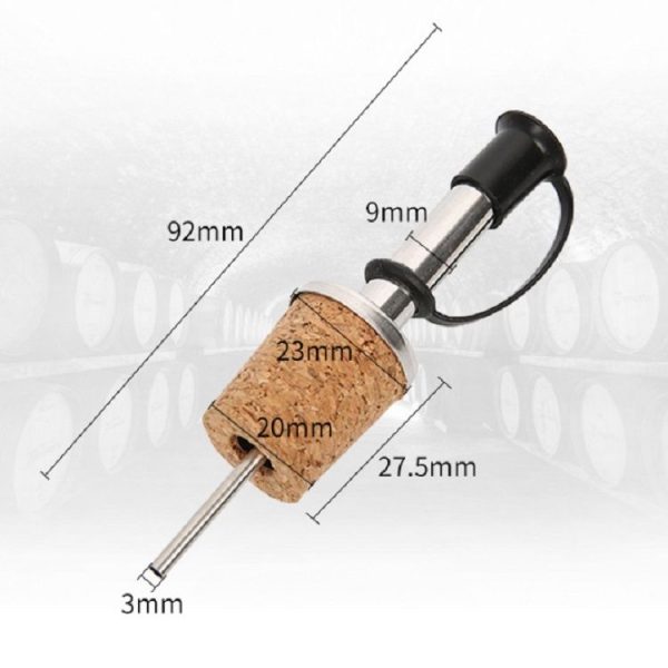 20 PCS Cork Wine Stopper Stainless Steel Pourer Wine Diversion Spout Dispenser - Image 3