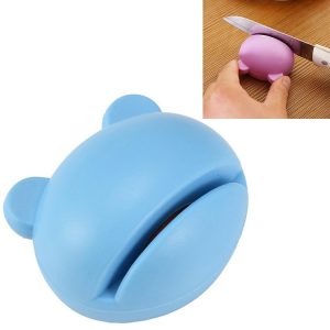 2 PCS Multifunction Cartoon Design Knife Sharpener (Blue)