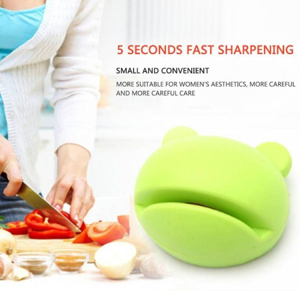 2 PCS Multifunction Cartoon Design Knife Sharpener (Blue) - Image 6
