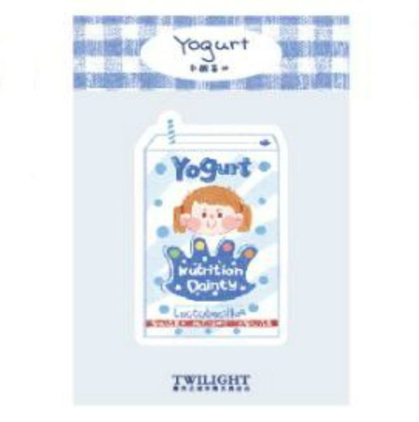 2 PCS Love Eat Drink Series Beverages Canned Foods Creative Fresh Message Memo Memo Note Paper (Lactic Acid Bacteria Milk) - Image 2