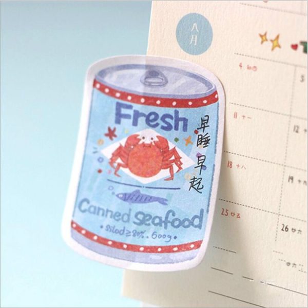 2 PCS Love Eat Drink Series Beverages Canned Foods Creative Fresh Message Memo Memo Note Paper (Lactic Acid Bacteria Milk) - Image 6