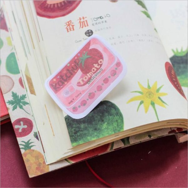 2 PCS Love Eat Drink Series Beverages Canned Foods Creative Fresh Message Memo Memo Note Paper (Lactic Acid Bacteria Milk) - Image 7