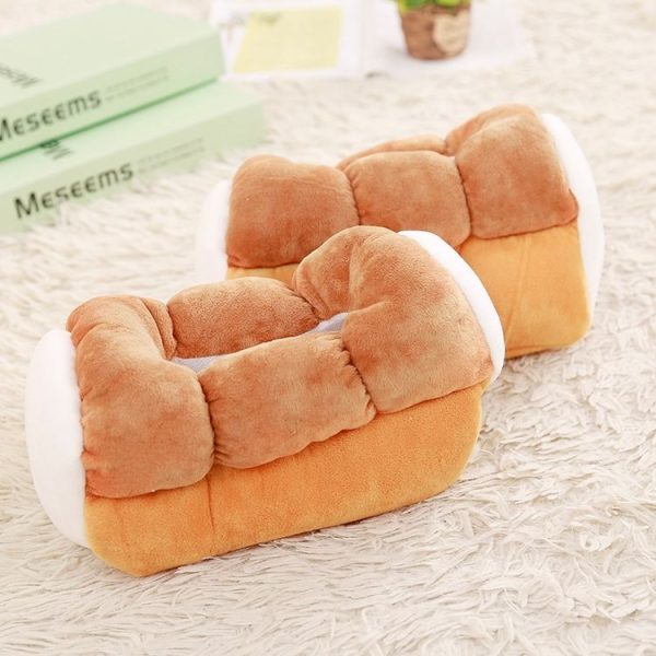 Simulation Bread Toast Plush Tissue Box - Image 4