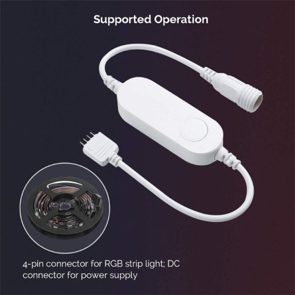 RGB LED Controller Dimming Toning WiFi Control Light Belt Controller - Image 4