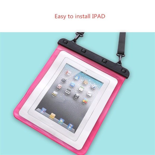Multipurpose Single Shoulder Outdoor Transparent Waterproof Bag for Mobile Phone Small Objects (Lake Blue) - Image 5