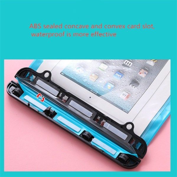 Multipurpose Single Shoulder Outdoor Transparent Waterproof Bag for Mobile Phone Small Objects (Lake Blue) - Image 6