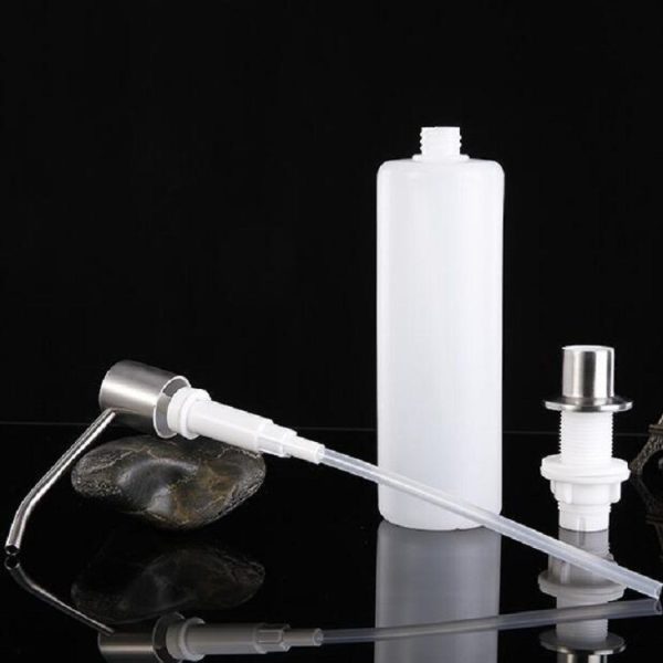 Stainless Steel Sink Soap Dispenser Sishwashing Liquid Hand Soap Bottle - Image 2