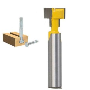 Woodworking Milling Cutter 8-handle Keyhole Cutter Photo Frame Wall-mounted T-type Keyhole Cutter, Size: 8x1 / 2 Inch