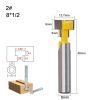 Woodworking Milling Cutter 8-handle Keyhole Cutter Photo Frame Wall-mounted T-type Keyhole Cutter, Size: 8x1 / 2 Inch - Image 6