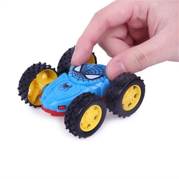 3 PCS Children's Inertial Double-dump Truck Model Resistant to Falling Toy Car Steering Car Gift Stall Toy Random Color (Random Color) - Image 4