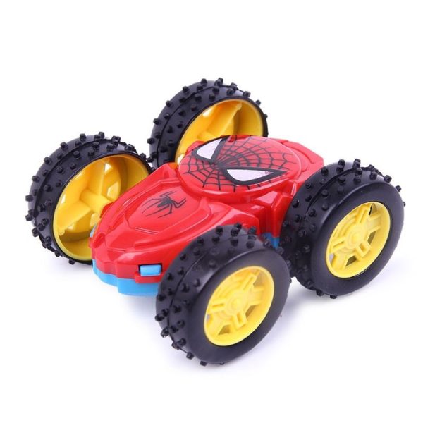 3 PCS Children's Inertial Double-dump Truck Model Resistant to Falling Toy Car Steering Car Gift Stall Toy Random Color (Random Color) - Image 5