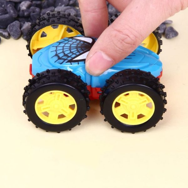 3 PCS Children's Inertial Double-dump Truck Model Resistant to Falling Toy Car Steering Car Gift Stall Toy Random Color (Random Color) - Image 7