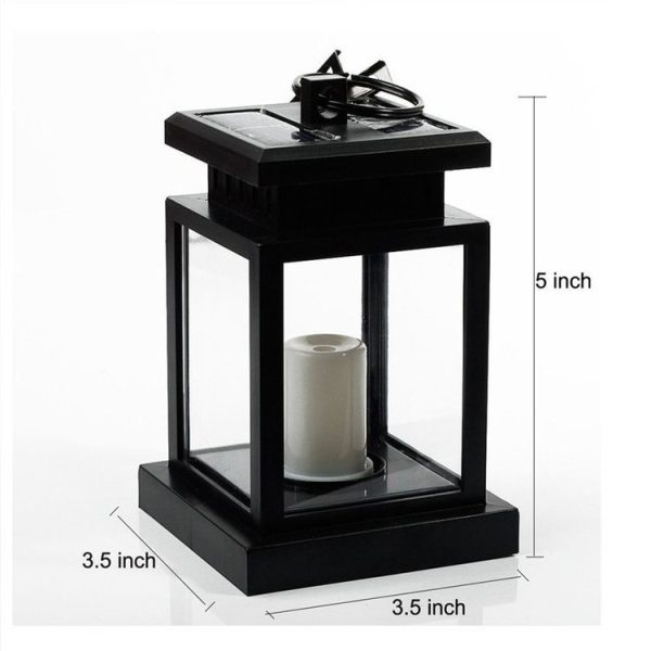 Solar Candle Light Retro Outdoor Waterproof LED Garden Light - Image 5