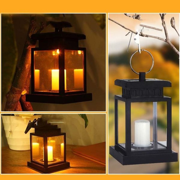 Solar Candle Light Retro Outdoor Waterproof LED Garden Light - Image 8