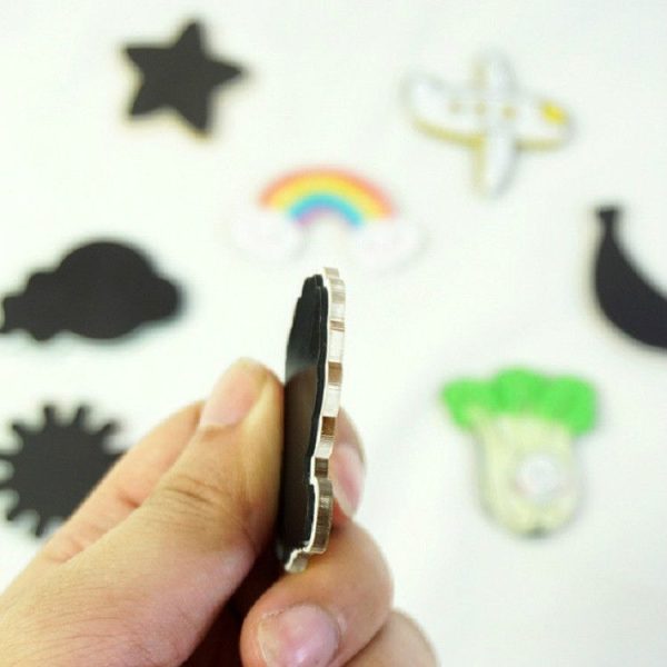 5 PCS Cartoon Food Soft Magnetic Message Board Blackboard Refrigerator Magnet (French Fries) - Image 4