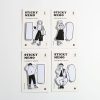 2 PCS Small Sure Mourning Series Message Note Post-It N Stickers (Coward) - Image 3