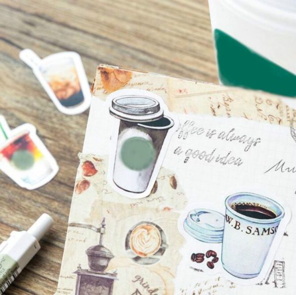 2 PCS I Love To Drink Beverage Shape Sealing Stickers Boxed Stickers - Image 3