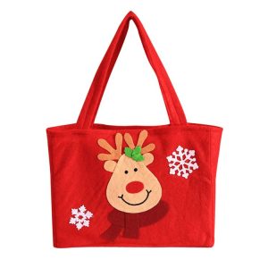 Christmas Candy Gift Bag Children Holiday Gift Bag, Style: Elk