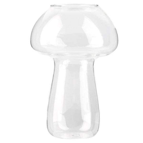 Mushroom Shaped Glass Vase Terrarium Bottle Container Flower Home Table Decoration - Image 6