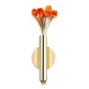 Nordic Style Stainless Steel Vase Flowerpot Home Wedding Decoration (Gold)
