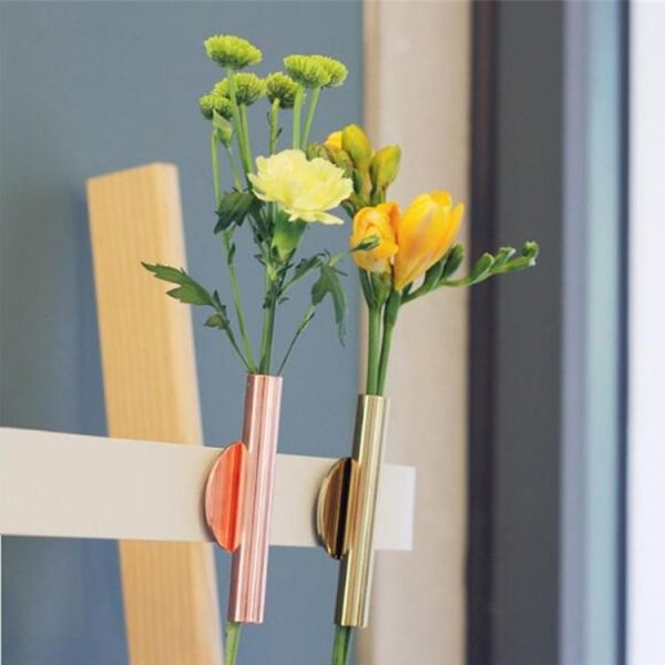 Nordic Style Stainless Steel Vase Flowerpot Home Wedding Decoration (Gold) - Image 5