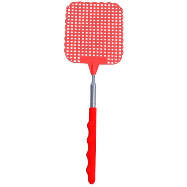 Creative Retractable Plastic Fly Swatter Summer Supplies Mosquito Swatter (Red) - Image 2