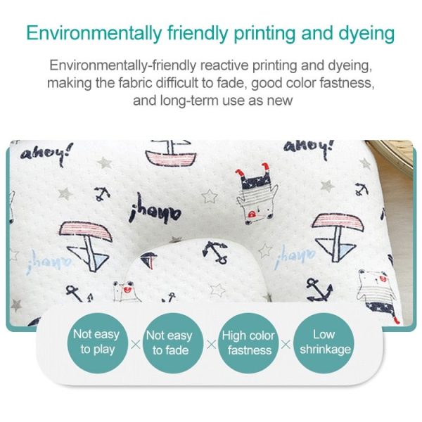 Soft Newborn Infant Baby Pad Prevent Flat Head Sleep Positioner (Little Apple) - Image 3