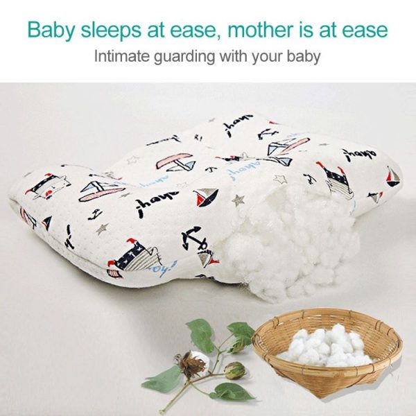 Soft Newborn Infant Baby Pad Prevent Flat Head Sleep Positioner (Little Apple) - Image 5