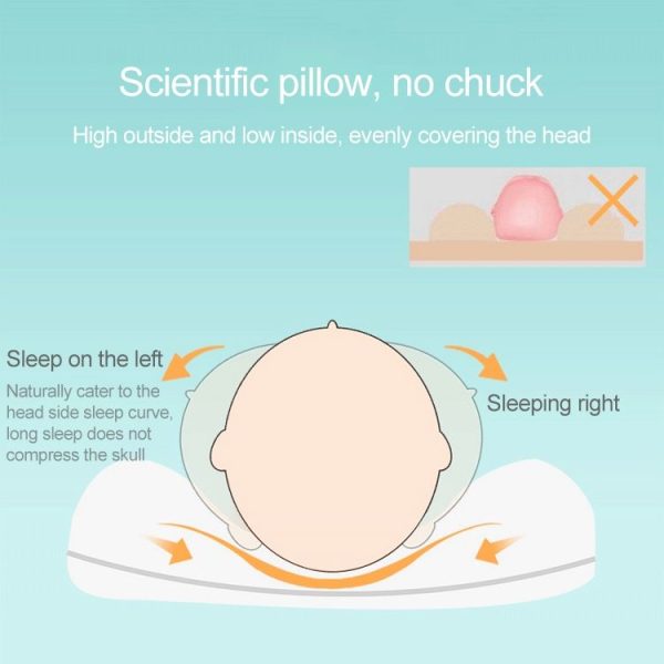 Soft Newborn Infant Baby Pad Prevent Flat Head Sleep Positioner (Little Apple) - Image 7