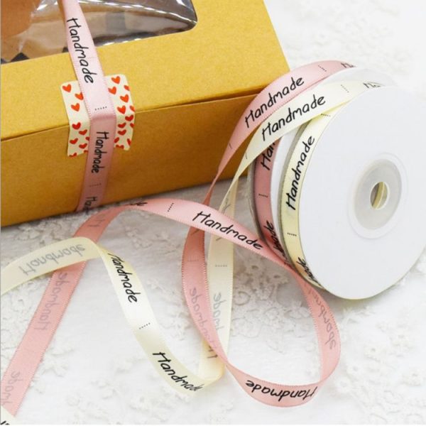 2 PCS Gift Box Packaging Ribbon Cake Box Ribbon Baking Packaging Accessories (Pink) - Image 5