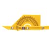 Template Tool Protractor Instrument Measuring Arm Ruler 180 Degree Woodworking Ruler - Image 2